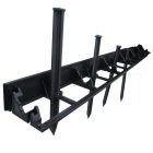 Border 78 pázsitszegély, fekete