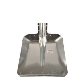   Nyelezett terménylapát (hólapát) élvédővel, alumínium, 38 x 38 cm