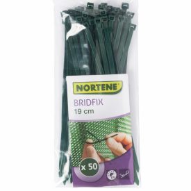 Bridfix gyorskötöző, 14 cm, zöld, 50 db