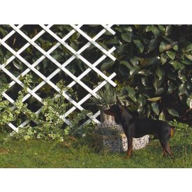 Trelliflex műanyag nyitható apácarács, 1 x 2 m, fehér 