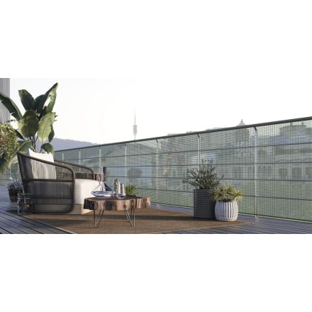 Square műanyag kertirács, 0,5 x 5 m, zöld