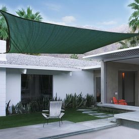 Sun-Net Kit szőtt napvitorla, tissé, 3,6 x 3,6 m, zöld 