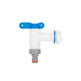 PP kerti csap, 3/4", fehér