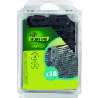 Fixatex rögzítő kapocs szőtt árnyékoló hálókhoz, 20 db/csomag, ezüst