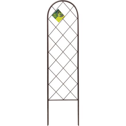 Classic Metal Trellis fém félköríves növényfuttató, 0,3 x 1,2 m, barna
