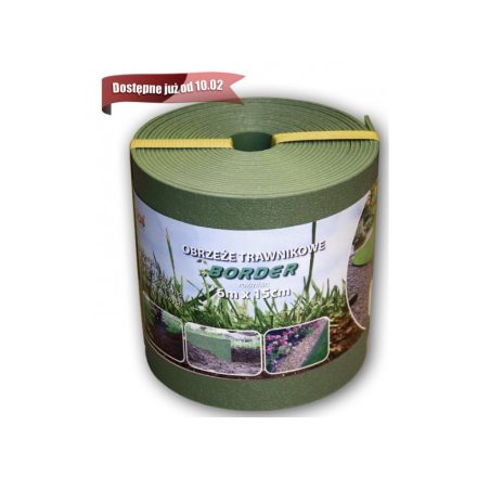 Univerzális szegély, 6 m x 15 cm, zöld (K6/60)