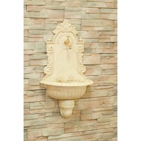 Vienna falikút vödörtartóval, sárga műkő 