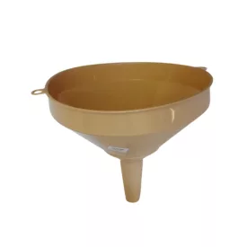 Tölcsér műanyag szűrővel, 30 cm