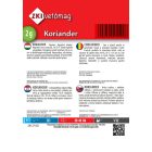 Koriander vetőmag