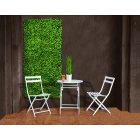 Vertical Lauro zöldfal babérlevelekkel