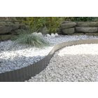 Steely Bordura galvanizált acél ágyásszegély, 14 cm x 6 m, antracit