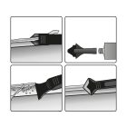 Szilikon fugakenő kihúzó és kaparó készlet, 8 db