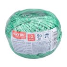 Kerti kötöző zsineg, PP,  2 mm/50 m, zöld 