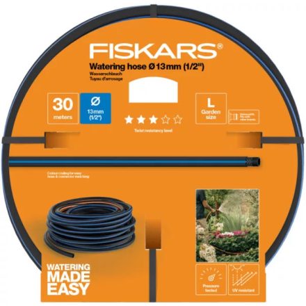 Fiskars Solid tömlő 13mm 1/2" 30m 