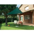 Sun-Net Kit szőtt napvitorla, tissé, 3 x 3 x 3 m, zöld