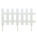 Farm Border klasszikus műanyag ágyásszegély, 0,4 x 0,79 m, fehér