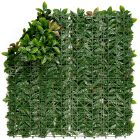 Vertical Red Lauro zöldfal vörös babérlevelekkel