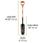 Truper csatornázó ásó D-markolattal