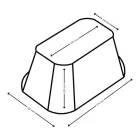 Jumbo szelepház 50,5 x 36cm-es tetővel
