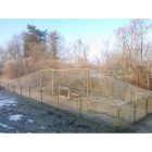 Volier fácánháló, 4 x 250 m, fekete 