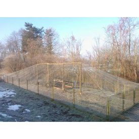 Volier fácánháló, 4 x 250 m, fekete 