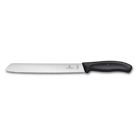 Victorinox Swiss Classic kenyérvágó kés, 21 cm, fekete 