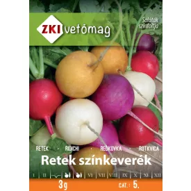Retek vetőmag, színkeverék