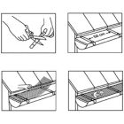 Ereszháló fekete 0,17 x 6 m, dobozos