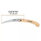 Truper bicskafűrész, 25 cm, fa nyéllel 