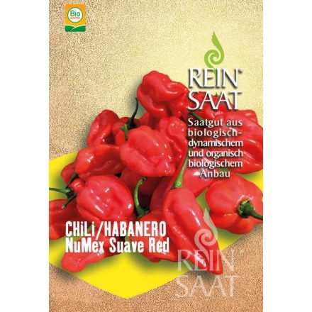 Numex Suave Red bio dinamikus chili paprika vetőmag