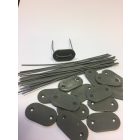 Fixcane  rögzítő műanyag nádfonat rögzítéséhez, szürke