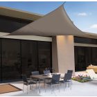 Sun-Net Kit napvitorla, poliészter, 3,6 x 3,6 x 3,6 m, barna