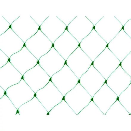 Birdnet HDPE extrudált madárháló, rombusz szemformájú, 2 m x 100 m, 18 x 18, zöld