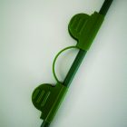 Mini Clip klipsz fólia rögzítéséhez, 9 cm, zöld