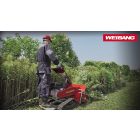 Weibang WBGT6813-TE gumihevederes, stand-on, szárzúzó gép, magasgazvágó