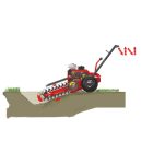 Weibang WBTR126H árokásó Honda GX160 motorral