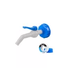 IBC csap készlet, PP, 45° / 1/2" / 19 mm – S60x6 + PTFE szalag