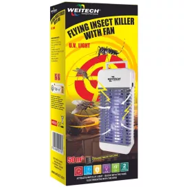 Weitech rovarcsapda UV lámpa, ventillátoros, 50 m