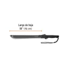 Truper bozótvágó tokkal, akasztóval, 46 cm