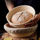 Perfect Home szakajtó / kelesztő tál, kerek, 25 x 8 cm, rattan