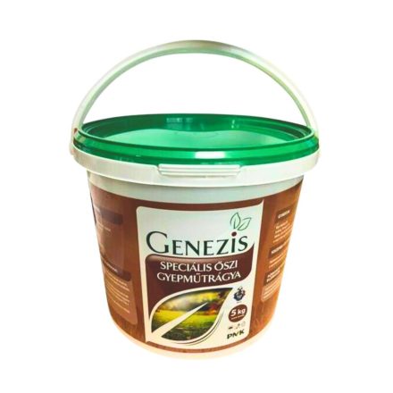 Genezis speciális őszi gyepműtrágya, vödrös, 5 kg