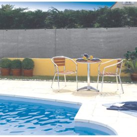   Recynet Plus szőtt árnyékoló háló gomblyukakkal, 2 m x 10 m, szürke