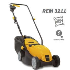 Riwall REM 3211 fűgyűjtős elektromos fűnyíró, 32 cm