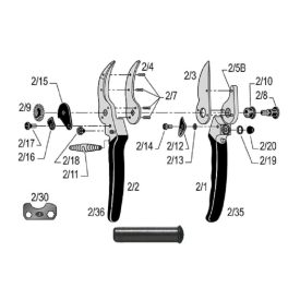 Szegecs Felco 2 metszőollóhoz, 2/5B