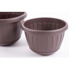 Stella akasztható virágcserép, barna 