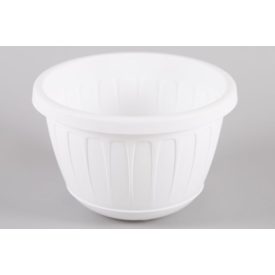 Stella akasztható virágcserép, fehér 