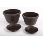 Stella akasztható virágcserép, barna