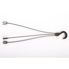 Stella akasztható virágcserép, barna