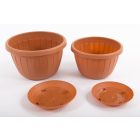 Stella akasztható virágcserép, terrakotta