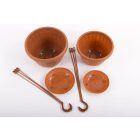 Stella akasztható virágcserép, terrakotta